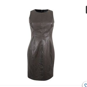 Lauren Ralph Lauren Faux-Leather Sheath Dress